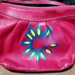 Painted Coach Bag